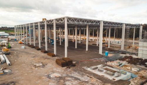 Spatii pentru fabricarea produselor din beton, pentru un mare constructor