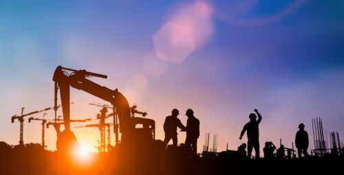 Sediu de firma si locuinte de serviciu, pentru un constructor