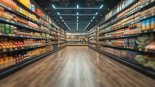 Supermarket si galerie comerciala, intr˗un nou parc retail