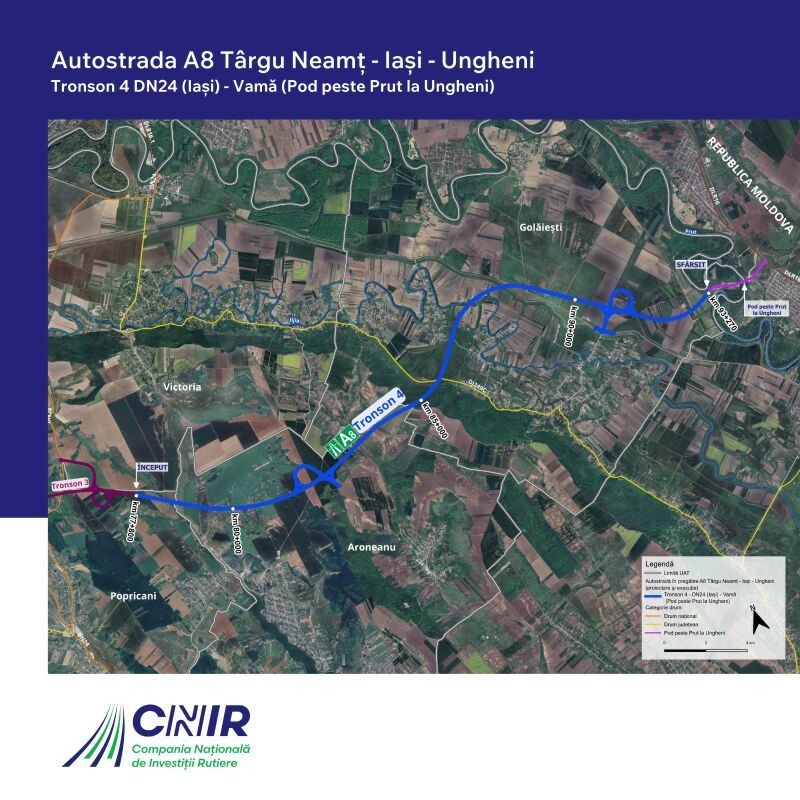 Autostrada A8 Iasi – Ungheni: Contractul cu Itinera, semnat astazi