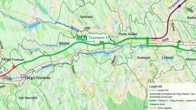 Sectiunea montana A8 Tg Mures – Ungheni: Loturile de capat raman in urma
