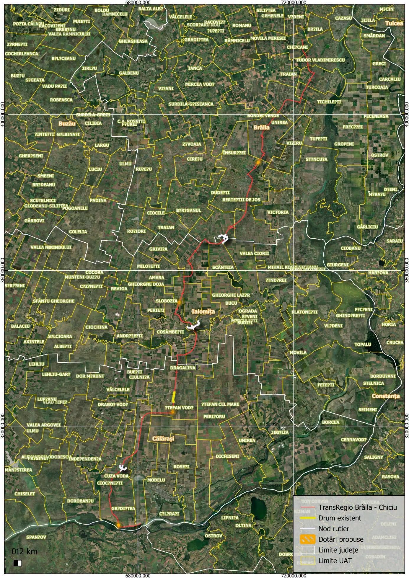 Drumul TransRegio Braila – Slobozia – Drajna, de 171 km, a avansat in procedura de mediu