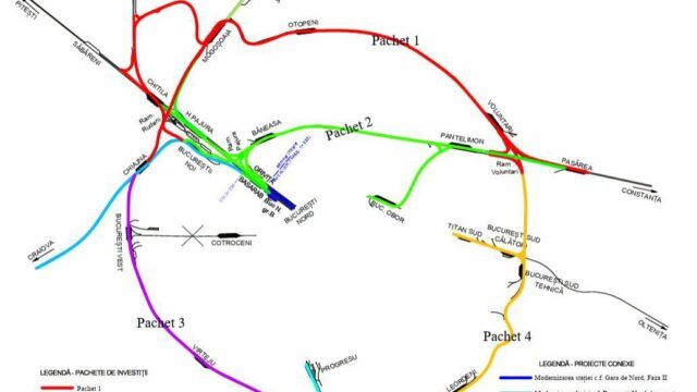 Aproape 400 km cale ferata din Bucuresti-Ilfov vor fi modernizati cu 3,4 mld euro
