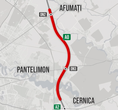 Autostrada A0 Bucuresti Nord: Se va putea circula pe inca 13 km de luni, 26 octombrie