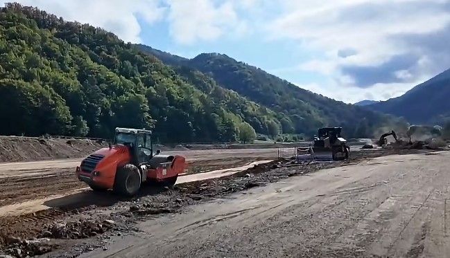 Autostrada A1: Pe Cornetu – Tigveni, stadiul fizic a ajuns la peste 17%