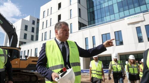 Centrul medical Zerlendi: Stadiul lucrarilor este de 89%