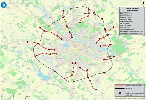 Bucurestenii asteapta drumurile radiale, pe fondul presiunii traficului dinspre Ilfov