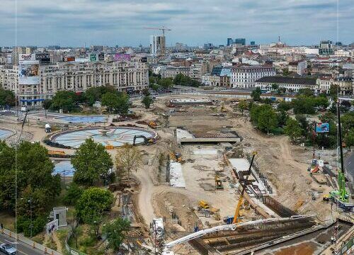 Constructii Erbasu continua lucrarile la Planseul Unirii: Circa 70% din tronsoanele noului planseu sunt deja realizate