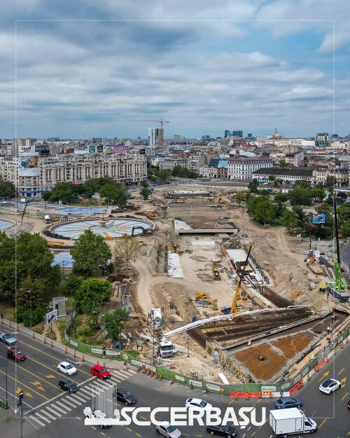 Constructii Erbasu continua lucrarile la Planseul Unirii: Circa 70% din tronsoanele noului planseu sunt deja realizate