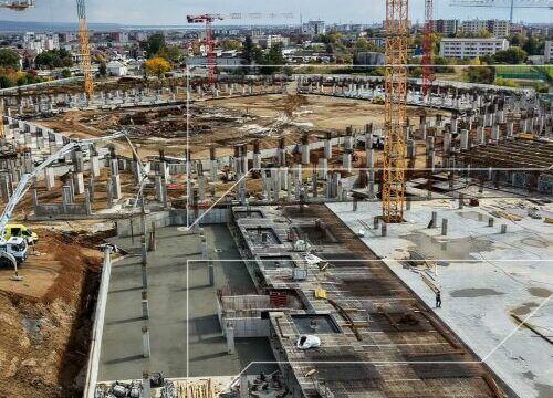 Constructii Erbasu avanseaza cu lucrarile la Stadionul ”Nicolae Dobrin”