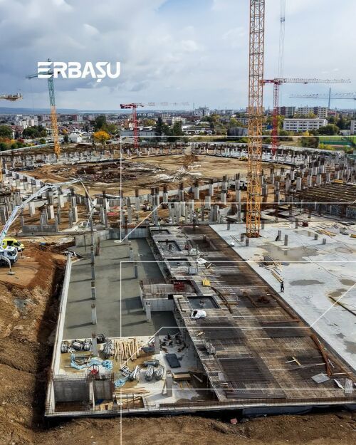 Constructii Erbasu avanseaza cu lucrarile la Stadionul ”Nicolae Dobrin”