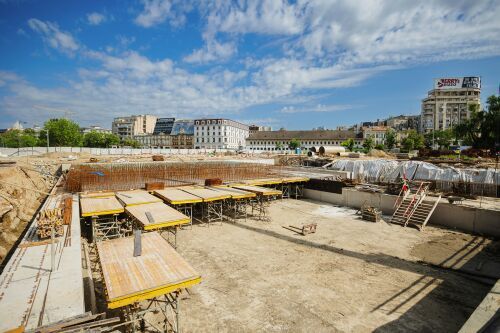 Planseul Unirii: Progresul lucrarilor executate de Constructii Erbasu permite redeschiderea unui nou tronson de drum