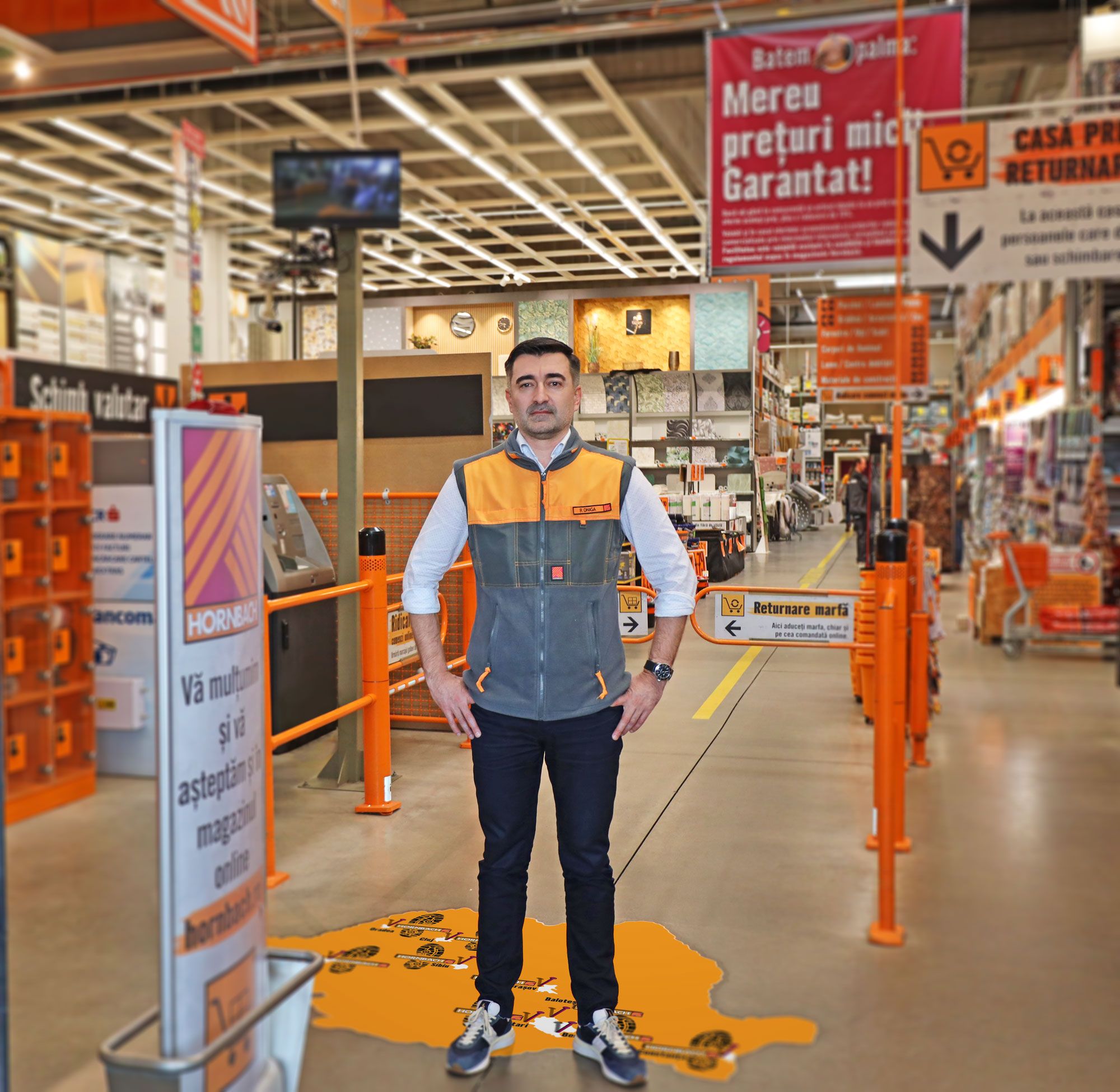 Radu Oniga, director general al Hornbach România Hornbach investeste 70 mil euro in doua noi magazine