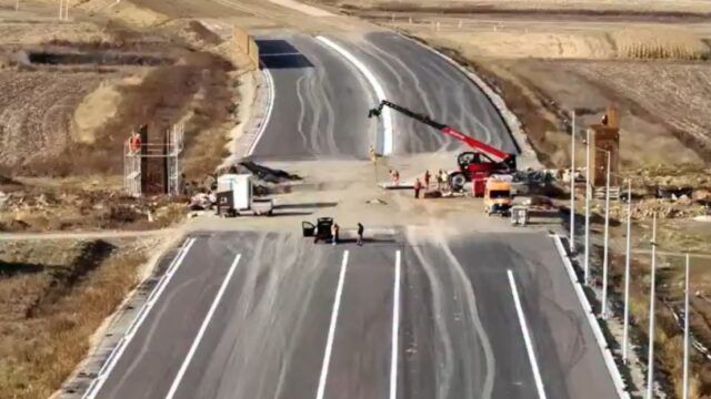 Autostrada A7 Bacau – Pascani: Am putea circula pe 49 km, Bacau Nord-Mircesti, pana la finele anului