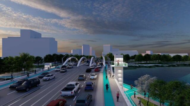 Incep lucrari, de 96 mil lei, la Podul Solventul din Timisoara