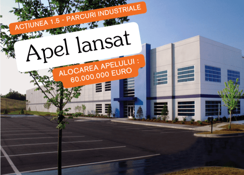 60 mil euro, finantare pentru parcuri industriale in regiunea de sud-est