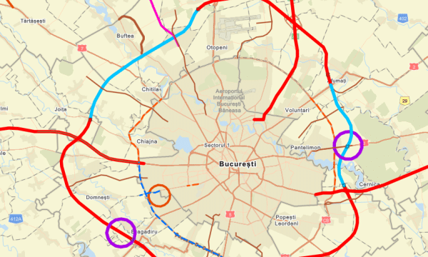 A0 Bucuresti Nord: Lotul Joita - Corbeanca ar putea finalizat de abia anul viitor