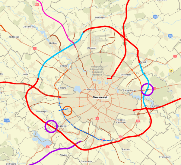 A0 Bucuresti Nord: Lotul Joita - Corbeanca ar putea finalizat de abia anul viitor