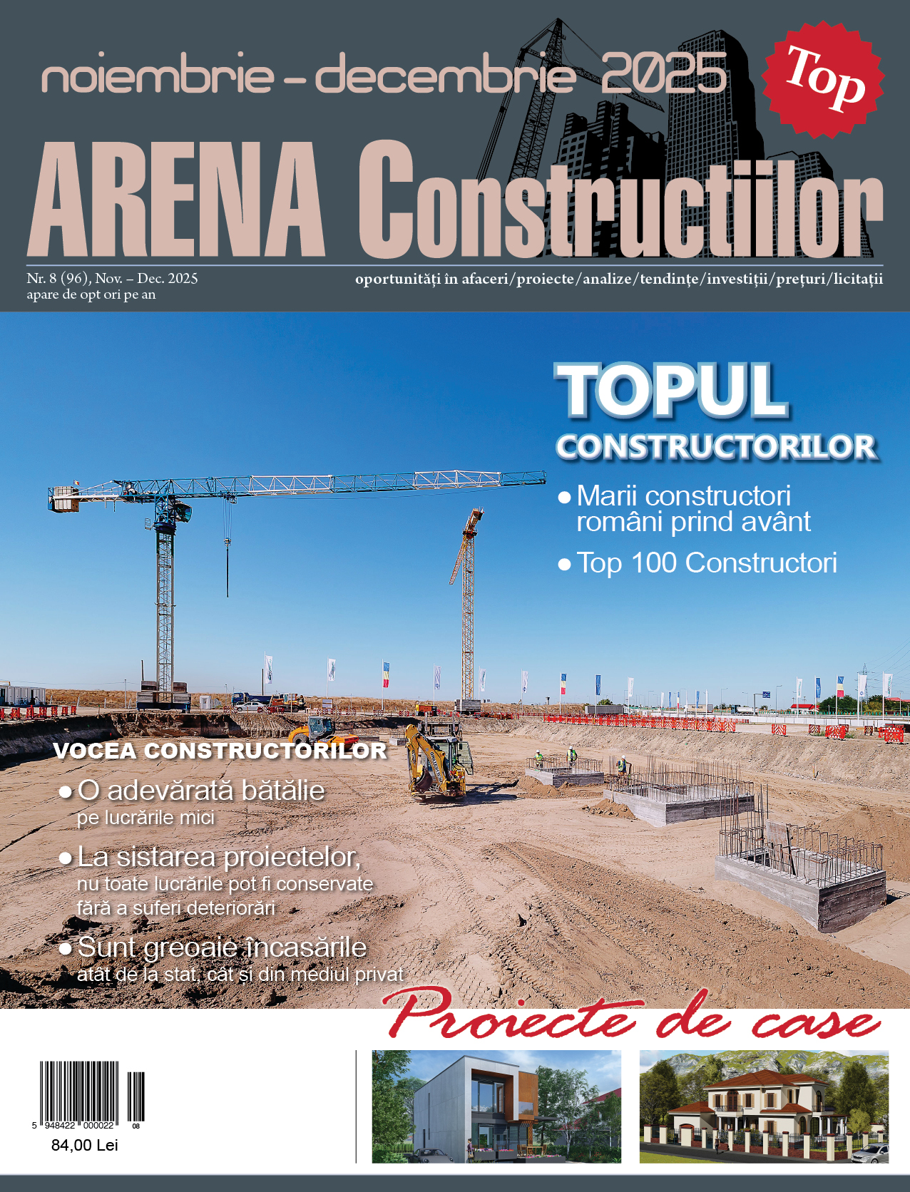 Revista Arena Constructiilor noiembrie-decembrie 2025