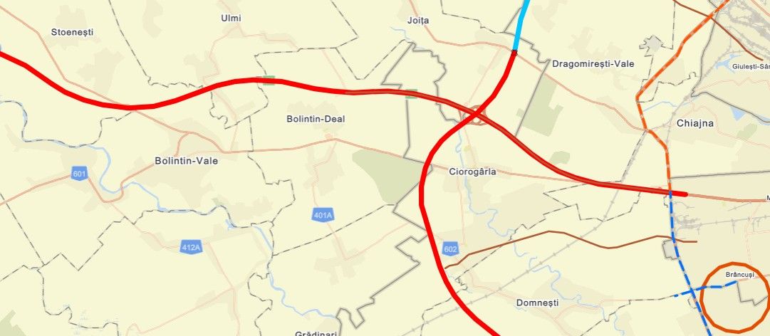 Legatura Bolintin-Vale – Drum Radial DR2 – Autostrada A1: Vor fi facute exproprieri in judetul Giurgiu